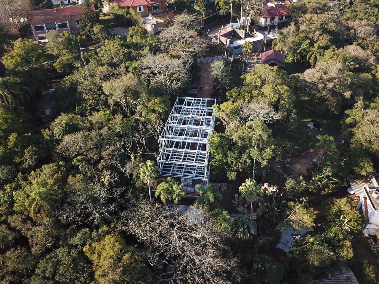 SH Estruturas Metálicas é a responsável pela estrutura de aço em casa icônica na beira do Guaíba