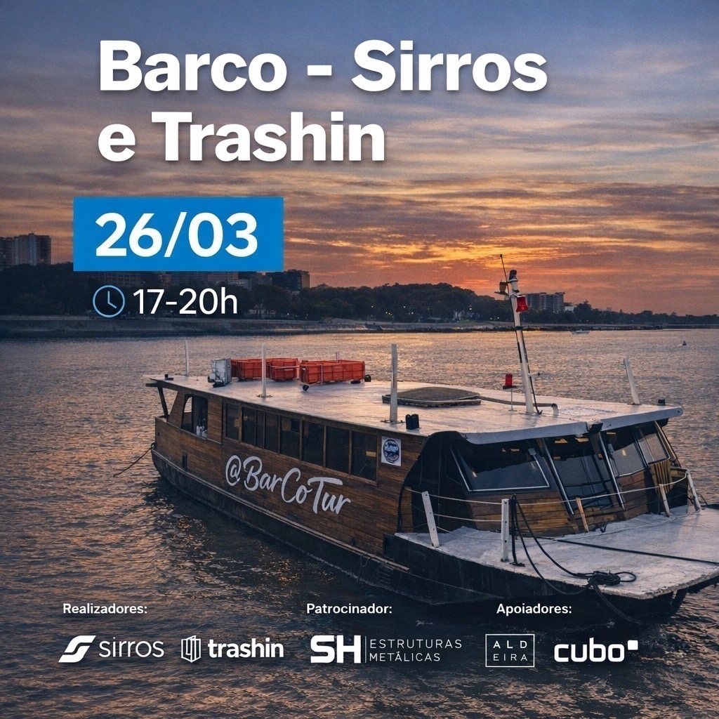 Barco da Indústria no South Summit tem patrocínio da SH Estruturas Metálicas e Divelog